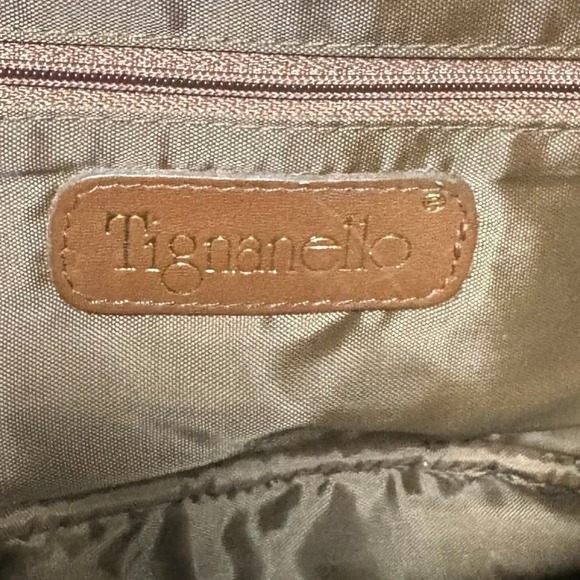 Tiganello Leather Satchel/Crossbody Camel Purse‎ - Picture 11 of 11